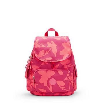 Kipling City Pack Small Printed Reppu Pinkki | FI 1517GS